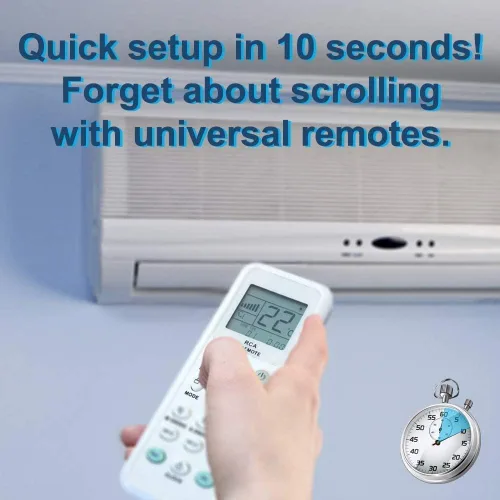 Miniatura 3 de HQRP Mando a distancia universal A/C compatible con LG Hitachi Haier Panasonic Sharp Samsung Fujitsu Gree Guangda Guqiao Helton Hemilton Hicon