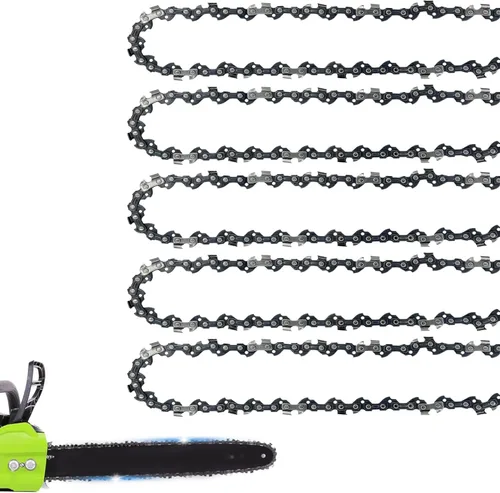 Paquete de 5 cadenas de motosierra de 12 pulgadas, 45 eslabones de transmisión, paso LP de 3/8", calibre de 0.050", compatible con ECHO CS-271T,