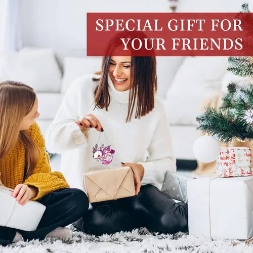 Miniatura 3 de Axolotl - Adorno de Navidad, adornos de playa para árbol, regalo de tortuga marina para mujeres, regalos de playa para mujeres, ideas de relleno