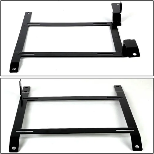 Miniatura 2 de DNA Motoring SBK-LM-350Z Par de soportes de asiento de acero tensil de montaje bajo compatibles con 350Z 03-09, negro