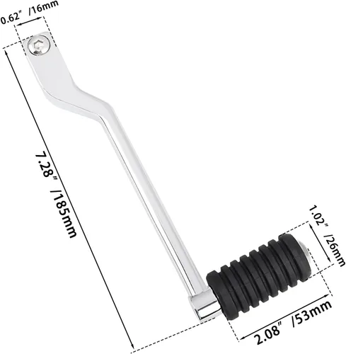 Miniatura 5 de Palancas delanteras y traseras con clavijas de cambio, clavijas de cambio de talón/punta para Harley 1986-2017 FL Softail, Touring Road King 1988