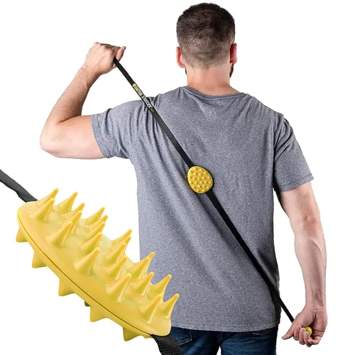Miniatura 13 de Cactus Scratcher Rascador de espalda original - Herramienta de rascado de espalda de 2 lados para áreas de difícil acceso, correa duradera de 45
