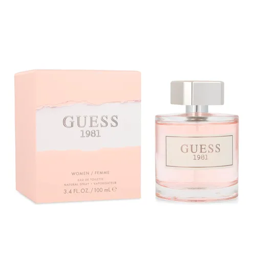 Guess 1981 Eau De Toilette Perfume Spray para mujer, 3.4 onzas líquidas