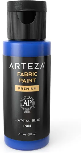 Miniatura 21 de ARTEZA Pintura para tela, juego de 60, pintura 3D permanente, pintura permanente para decorar camisetas, cerámica, textiles y vidrio metálico