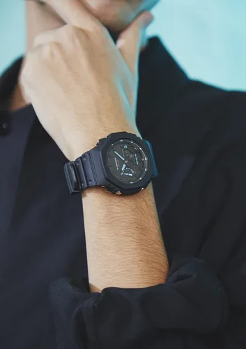 Miniatura 4 de G-shock - Reloj Casio color carbón con protección Ga-2100-1ajf para hombre