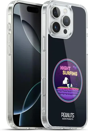 Miniatura 65 de Head Case Designs Peanuts Tropical Surf Snoopy Aloha Disco Gel Funda con licencia oficial [protección de grado militar] compatible con Apple iPhone