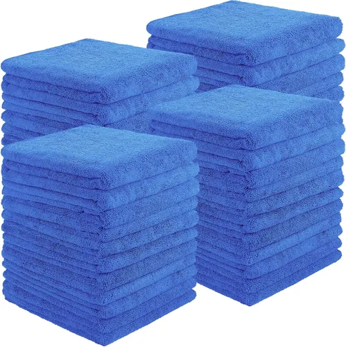 Miniatura 15 de Panelee 36 paquetes de toallas de microfibra absorbentes a prueba de blanqueador, resistentes a la decoloración, toallas de mano para gimnasio, Negro