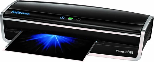 Miniatura 4 de Fellowes Laminador Venus 2 125, máquina laminadora de calentamiento rápido de 30-60 segundos, con kit de bolsas de laminación (5734801), negro