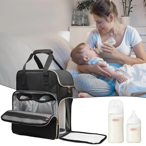 Miniatura 6 de Estuche de transporte compatible con Baby Brezza Formula Pro Advanced Formula Pro, bolsa de viaje con mezclador de fórmula aislada con correa