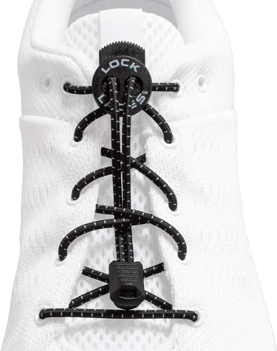 Miniatura 2 de Lock Laces - Cordones elásticos para zapatos sin atar (paquete de 3) talla única, para niños y adultos, cordones elásticos sin atar