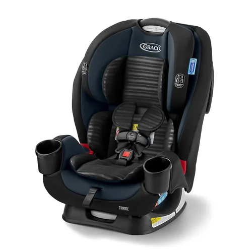 Miniatura 10 de Graco TriRide - Asiento convertible 3 en 1 para automóvil, elevador de respaldo alto, modos de orientación delantera y trasera, adecuado desde