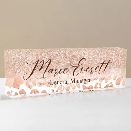 Miniatura 18 de Placa de nombre personalizada para escritorio, placa de nombre de escritorio personalizada, placa de nombre acrílica, accesorios de escritorio