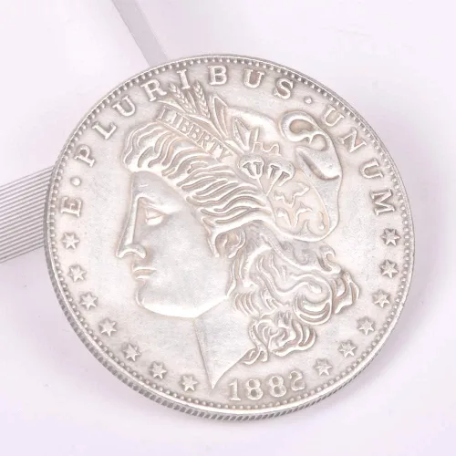Miniatura 2 de Enjoyer Concha expandida (Morgan Dollar Version) Trucos de magia para aparecer/desaparecer monedas Trucos mágicos Accesorios de mago