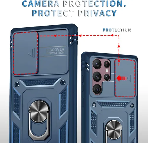 Miniatura 5 de Funda para Galaxy S22 Ultra, a prueba de golpes, resistente a los impactos con lente deslizante Funda protectora para Samsung Galaxy S22 Ultra 4G/5G
