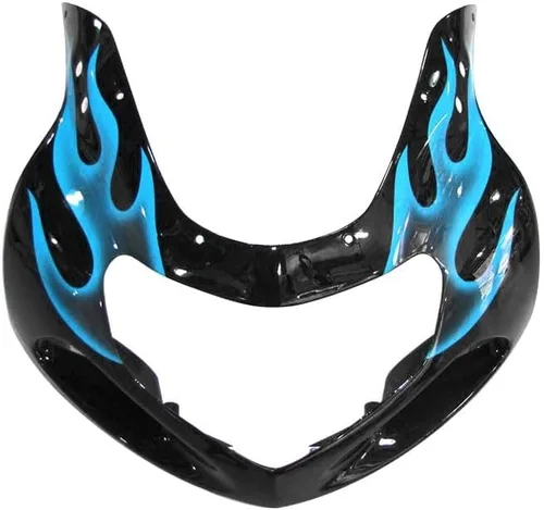 Miniatura 2 de Kit de carenado de llama azul negro de plástico ABS para Suzuki GSXR600 GSXR750 K1 2000-2003 Carenados GSX-R600 GSX-R750 2001 2002 2003 Inyección