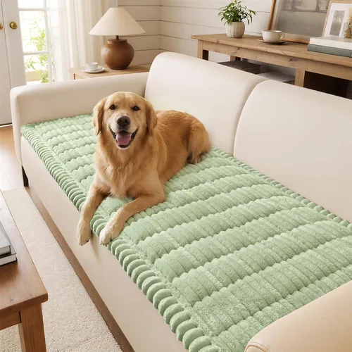 Miniatura 19 de decorUhome Funda de sofá para perros, funda antideslizante y mullida para sofá, para asiento, respaldo y reposabrazos, protector de sofá suave