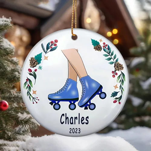 Miniatura 16 de Adorno de Navidad personalizado sin ruedas de entrenamiento para montar en bicicleta, regalos de bicicleta para Navidad, adornos para niños
