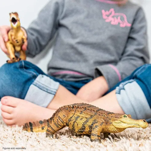 Miniatura 2 de Safari Ltd. Sarcosuchus - Figura de cocodrilo antigua – Figura detallada de plástico de 10 pulgadas – Divertido juguete educativo para niños, niñas