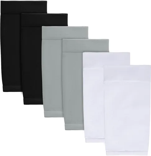 Miniatura 9 de HOVEOX 3 pares de cubiertas de tatuaje para el antebrazo, cubierta de tatuaje, mangas de compresión para brazos para mujeres y hombres Blanco