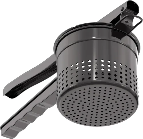 Livilord Triturador de papas grande de 15oz, triturador de acero inoxidable resistente para puré de patatas, herramienta de cocina triturador de