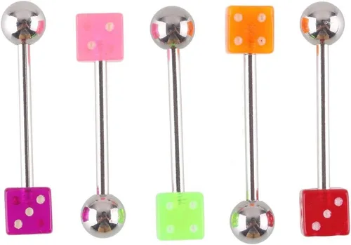 Miniatura 4 de Oasis Plus Balala Sin Duplicados 110 PCS Joyería Corporal Piercing Barbell Ceja Ombligo Vientre Lengua Labio Barra Cartílago Nariz Septum Anillos 22