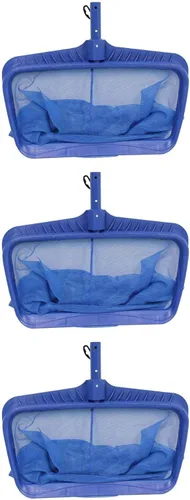 HYDROTOOLS by SWIMLINE 8040 - Red de hojas para estanque de piscina sobre el suelo | Herramienta de limpieza de red de desnatador extra grande y