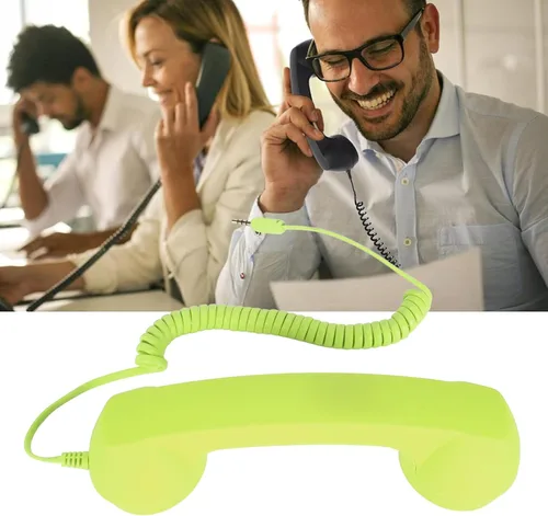 Miniatura 7 de Auricular retro para teléfono celular, auriculares antiguos para responder llamadas, colgar llamadas, rechazar llamadas, rechazar, redireccionar
