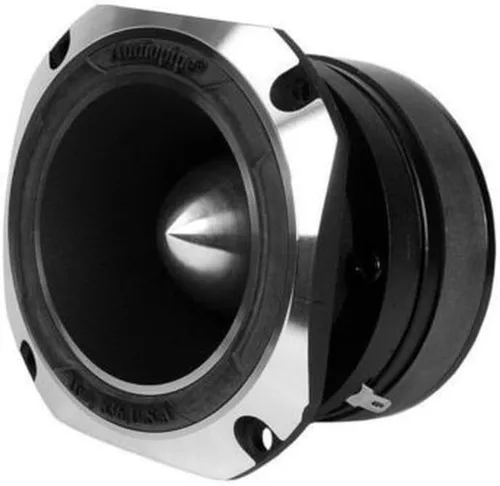 Audiopipe Super Tweeter de titanio resistente, negro (ATR-4061), agudos potentes y nítidos, mejora de sonido de grado profesional, diseño de