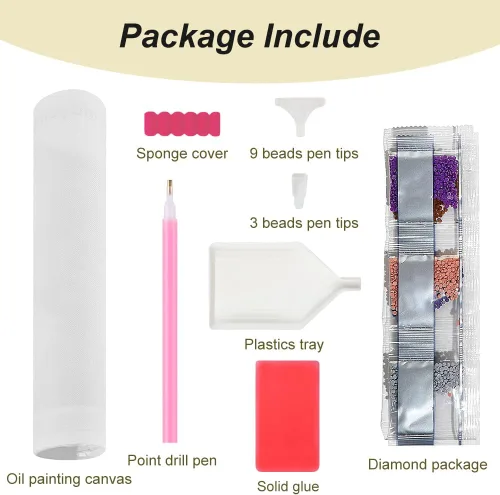 Miniatura 7 de SJUTOUCI Kits de pintura de diamantes para adultos, kits de arte de diamantes de abeja para principiantes 5D DIY flor diamante puntos arte
