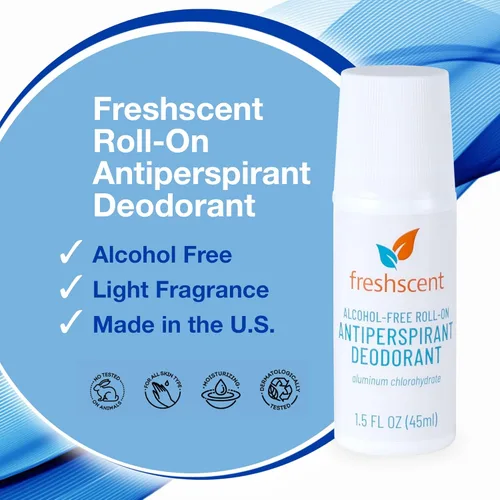 Miniatura 3 de Freshscent Desodorante roll-on sin alcohol, 1.5 onzas, paquete de 96