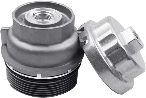 Tapa y llave para filtro de aceite con junta para Toyota, Lexus, RAV4, Camry, Tundra, Highlander, Sienna - Ensamblaje de la carcasa del filtro de