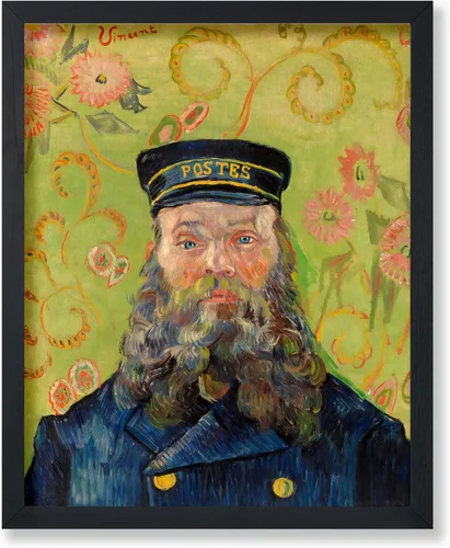 Miniatura 64 de Poster Master Póster clásico de Van Gogh, impresión impresionista vintage, regalo para artista, pintor, autorretrato, sombrero de paja, dibujo