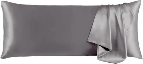 Miniatura 60 de THXSILK Funda de almohada de seda de morera 100% para cabello y piel, funda de almohada de seda hipoalergénica, suave, transpirable, con cremallera