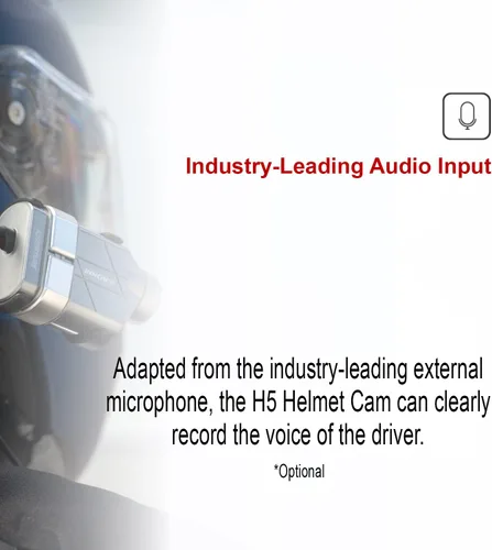 Miniatura 8 de INNOVV Cámara H5 para casco de motocicleta 4K 30 fps con Wi-Fi, tecnología electrónica de estabilización de imagen, batería recargable, interfaz