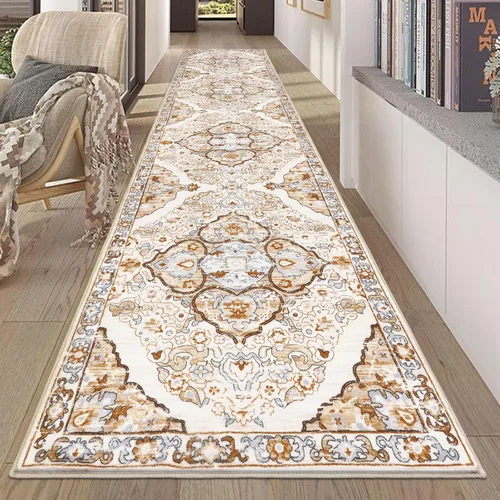 Miniatura 40 de HEBE Alfombra Pasillo 2'x10' Lavable Vintage Desgastada Alfombras de Área Antideslizante Alfombra de Lavandería Boho Alfombras de Piso para Pasillos