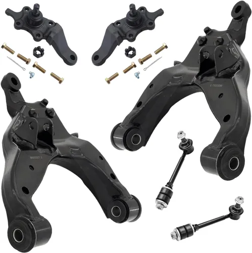 Miniatura 30 de Detroit Axle - Kit de extremo delantero para Chrysler 300 Dodge Charge Challenger 2011-2023, 2 brazos de control inferiores traseros 2 rótulas