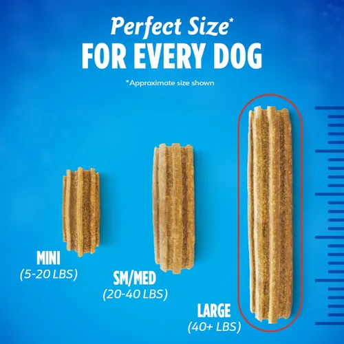 Miniatura 7 de Purina DentaLife - Masticables dentales para perros grandes, hechos en Estados Unidos, para uso diario, bolsa de 18