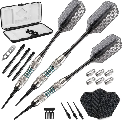 Viper Bobcat Adjustable Weight Soft Tip Darts with Storage/Travel Case