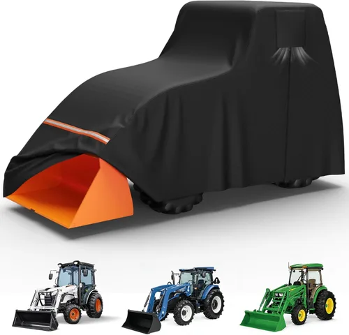 Miniatura 8 de STARTWO Cubierta Completa para Tractor Impermeable de Servicio Pesado, Universal se Adapta a la Mayoría de Tractores Utilitarios Compactos