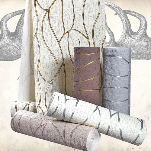 Miniatura 5 de Q QIHANG Moderno y minimalista no tejido grueso en relieve 3D para TV pared TV fondo de pared sala de estar dormitorio papel tapiz 1.73 pies