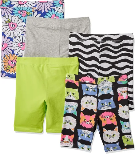 Miniatura 2 de Tienda Essentials Girls and Toddlers' Midi Bike Shorts (Previously Spotted Zebra), Pack of 5