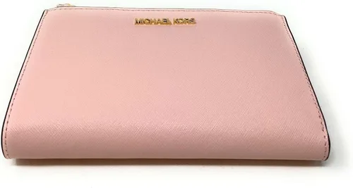 Miniatura 5 de Michael Kors - Billetera de viaje con doble cremallera, para mujer, modelo Jet Set, con correa para la muñeca