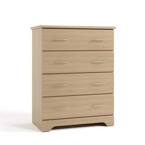 Miniatura 17 de Storkcraft - Cómoda de 4 cajones Brookside (color gris), con certificado GREENGUARD Gold, para habitación de bebé o niños, organizador