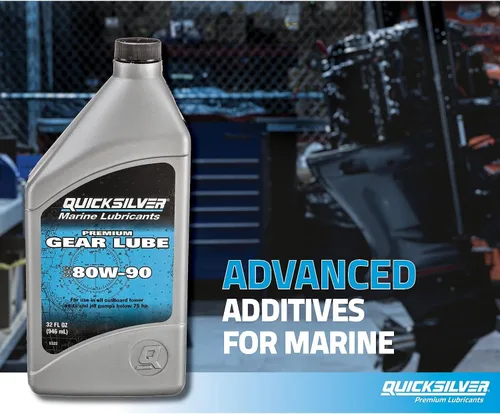 Miniatura 3 de Quicksilver de Mercury Marine Lubricante para marchas premium 80W-90, para motor marino, 32 onzas.