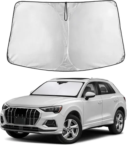 Miniatura 170 de Econour Parasol para parabrisas compatible con Honda Civic 2016-2021, protector de parasol plegable para ventana, bloquea los rayos UV y mantiene tu