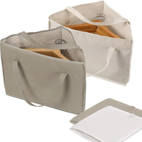Juego de 2 soportes triangulares para bolsas con asas para ahorrar espacio, organizadores y almacenamiento más fácil en armarios, armarios y