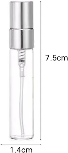 Mini atomizador recargable transparente de 0.2 fl oz, botella de perfume de viaje, botella vacía hidratante para fiesta, herramienta de maquillaje