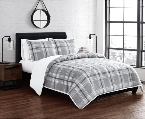 Miniatura 10 de Cannon Cozy Teddy - Manta de poliéster azul y crema, 1 pieza, 50 x 70 pulgadas, a cuadros, 100% poliéster, para hombres y mujeres, certificado