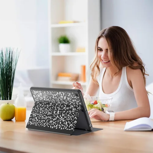 Miniatura 7 de Supveco Funda para iPad de 9ª/8ª/7ª Generación 10.2 pulgadas (Modelo 2021/2020/2019) con Soporte para Lápiz, Funda Folio Premium con Soporte