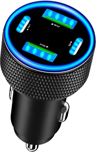 Miniatura 11 de [Apple MFi Certified] Retractable Car Charger for iPhone 17, SDNCIE 120W USB C Car Charger 4 in 1 PD/QC Type C Fast Charging Cigarette Lighter